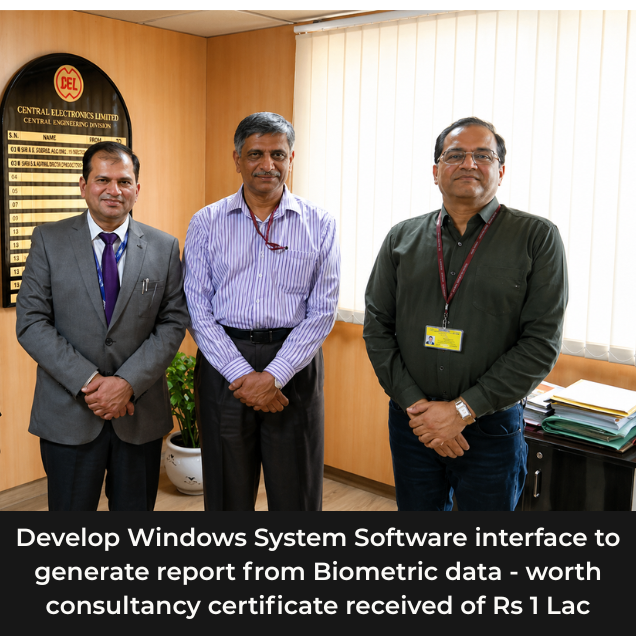 Develop windows system software interface to generate report from biometric data